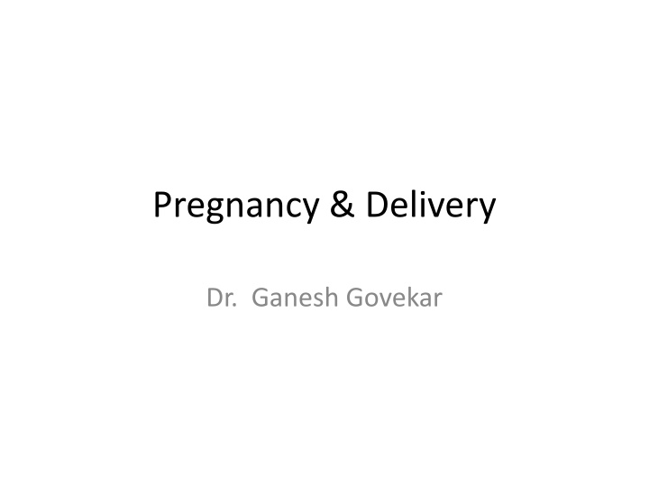 pregnancy delivery
