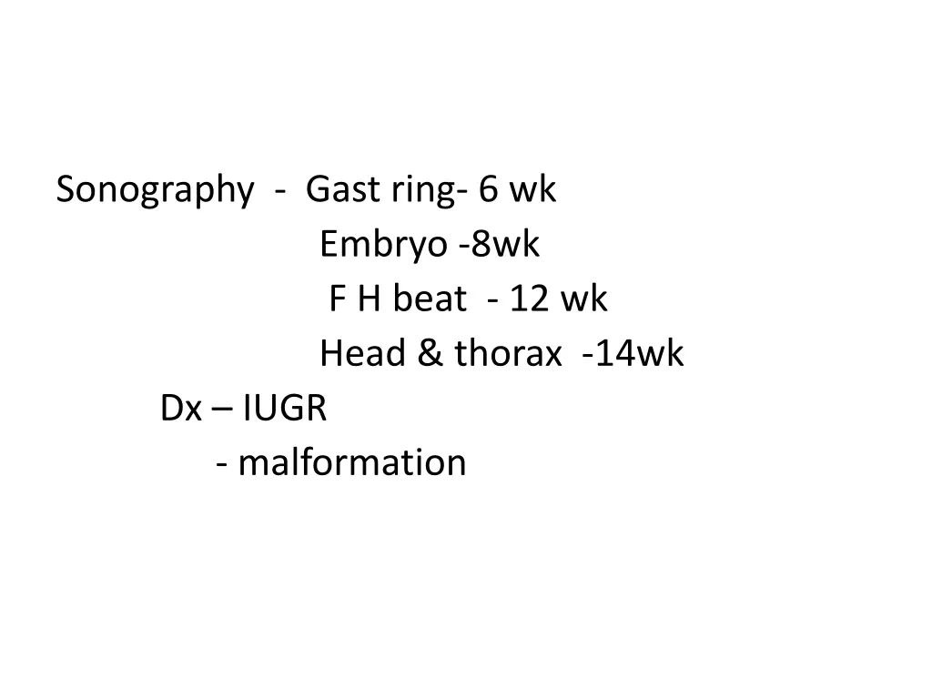 sonography gast ring 6 wk
