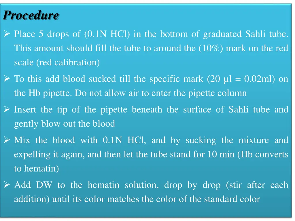 procedure