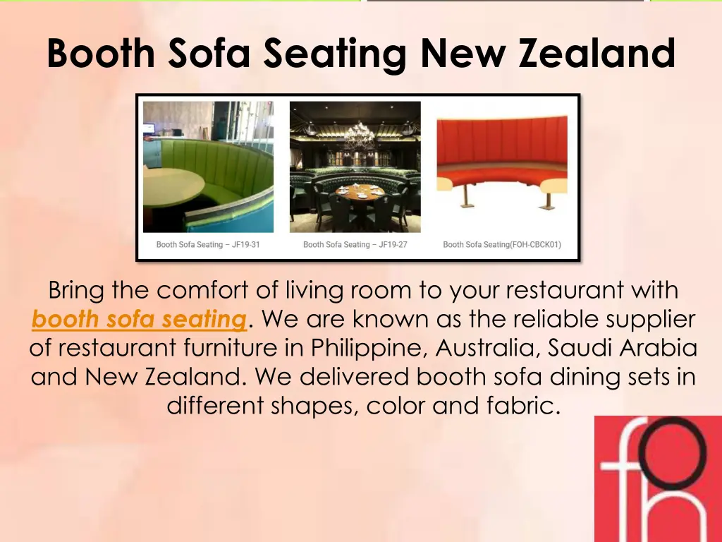 booth sofa seating new zealand