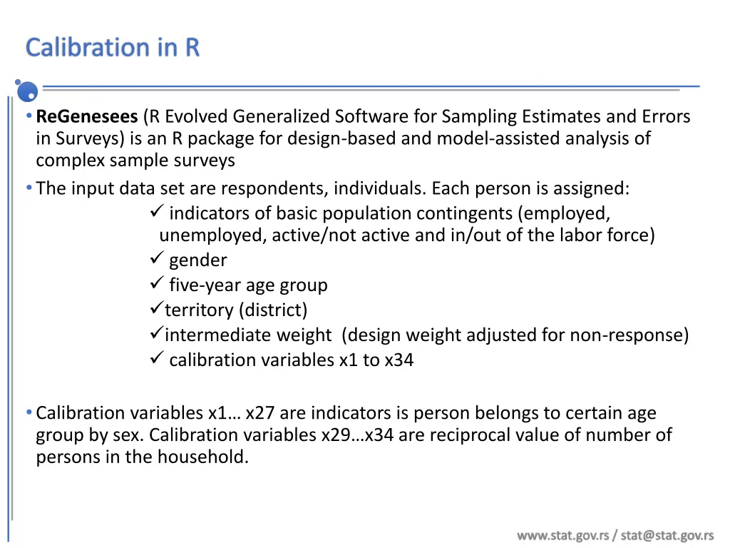 calibration in r