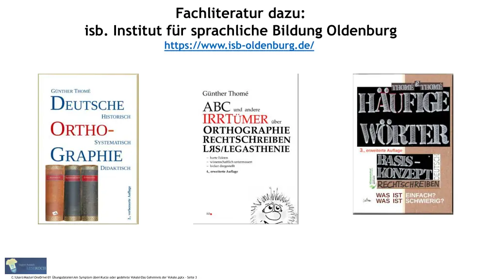 fachliteratur dazu
