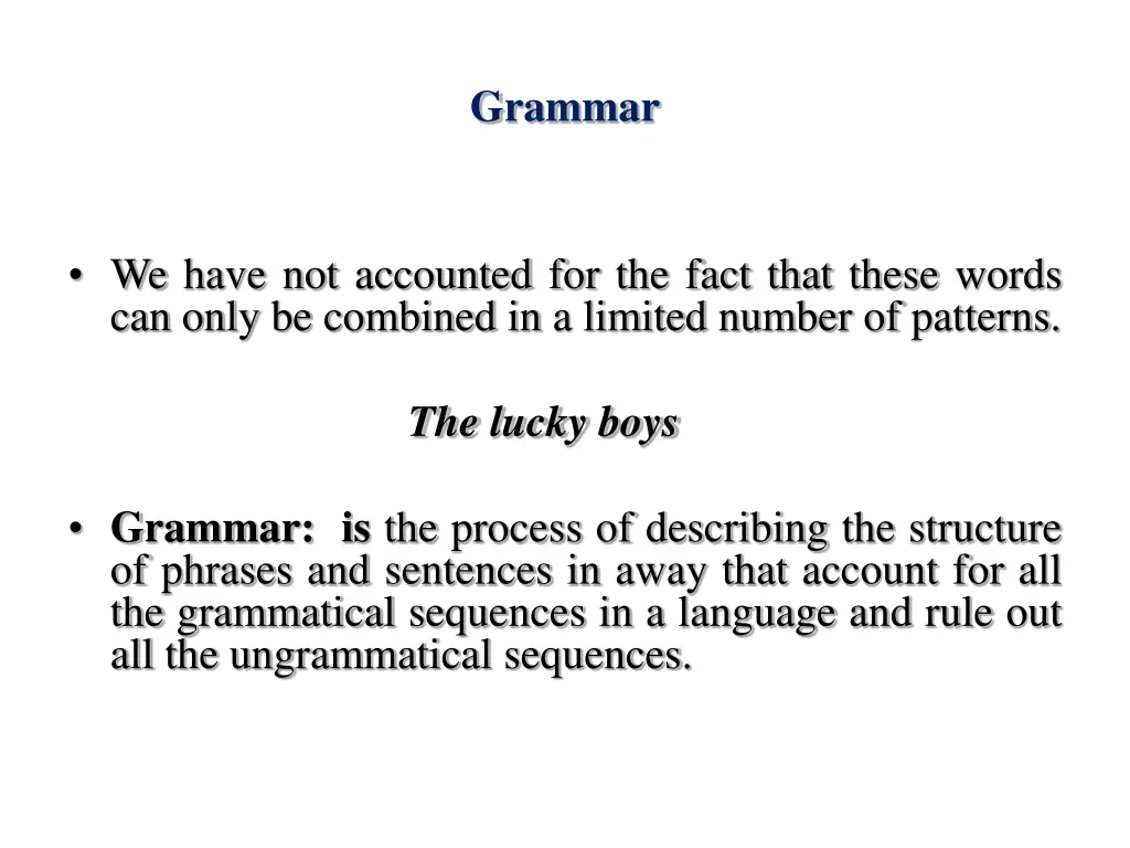 grammar 2