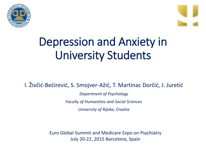 depression depression and university university