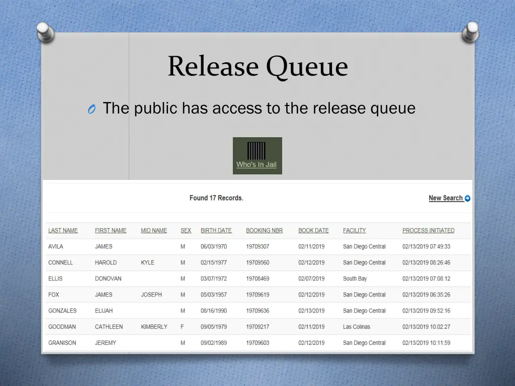 release queue 1