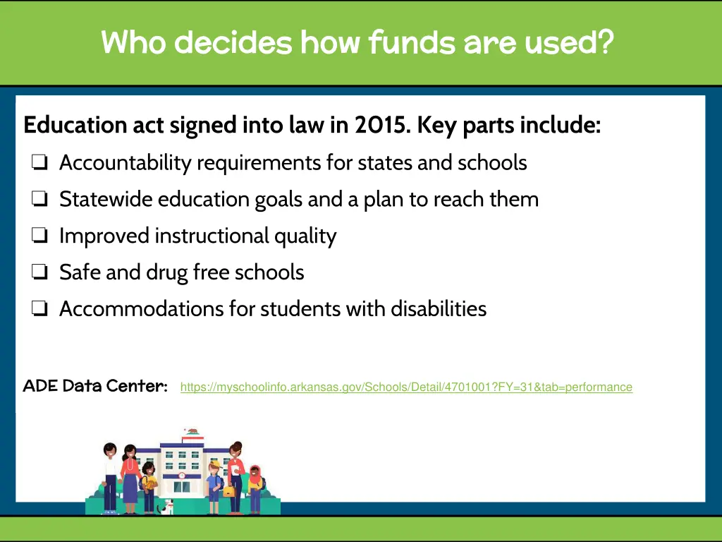 who decides how funds are used who decides