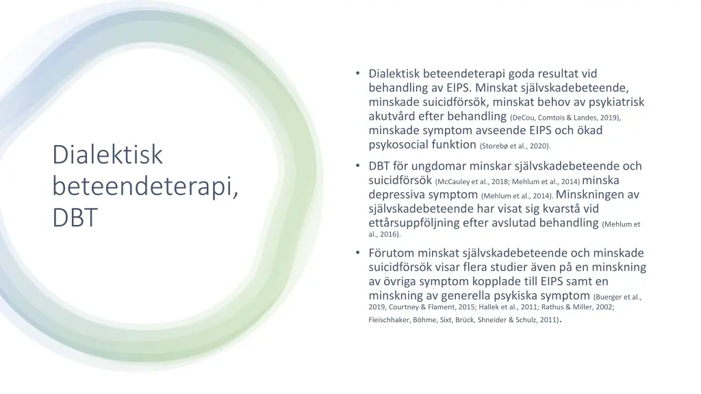 dialektisk beteendeterapi goda resultat