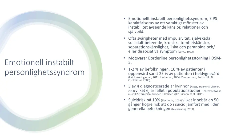 emotionellt instabilt personlighetssyndrom eips