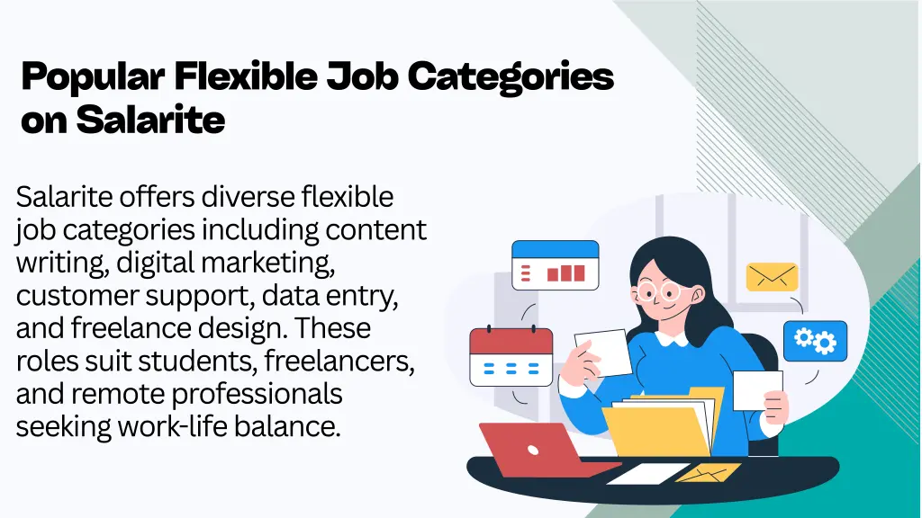 popular flexible job categories on salarite