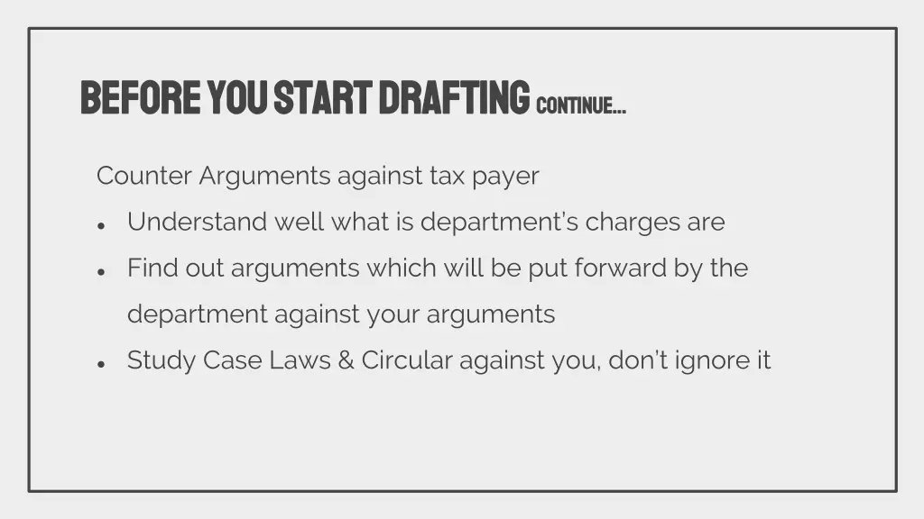 before you start drafting before you start 1