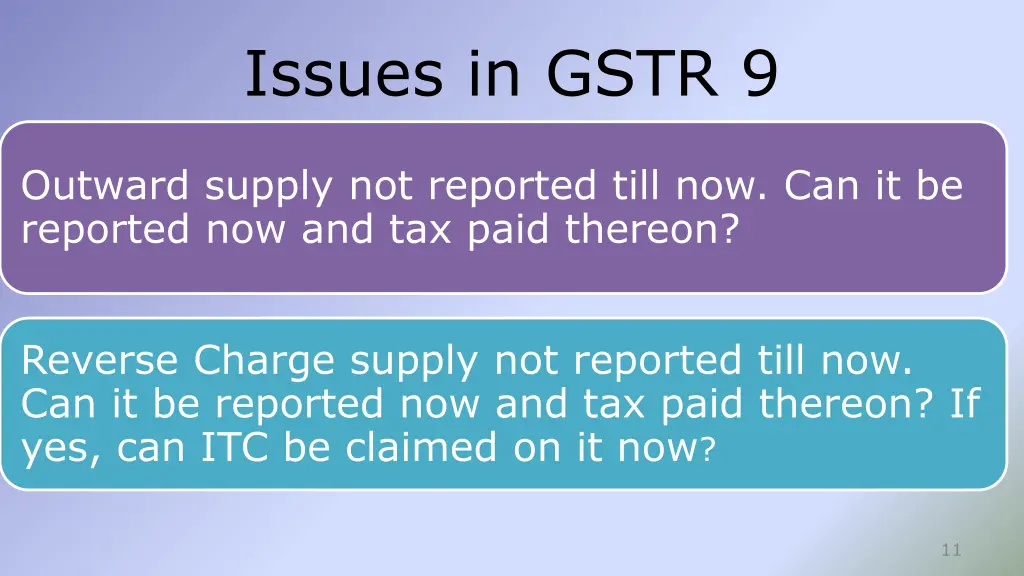 issues in gstr 9 4