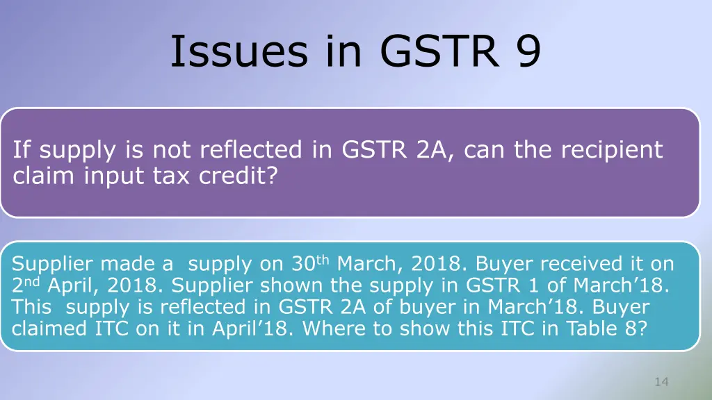issues in gstr 9 7