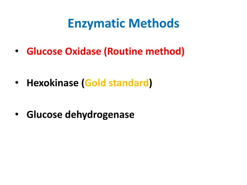enzymatic methods