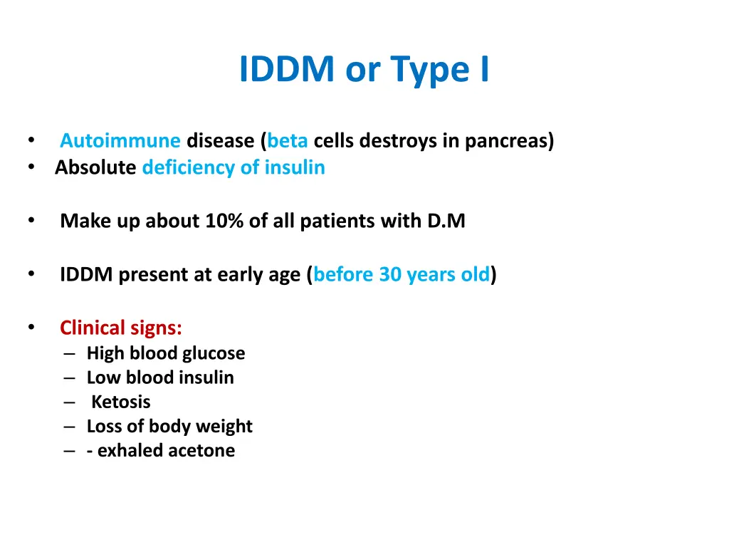 iddm or type i