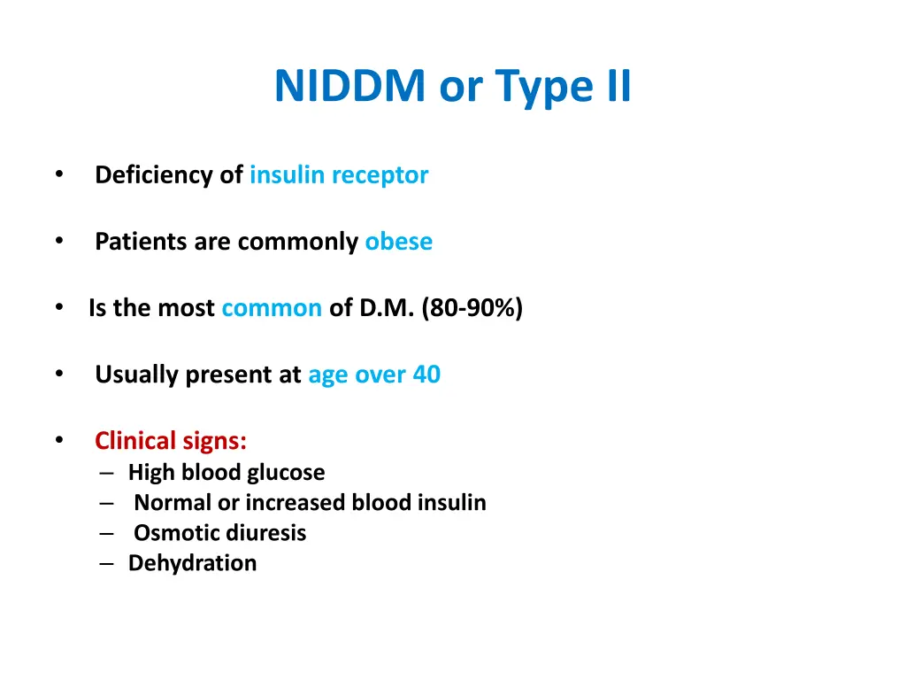 niddm or type ii