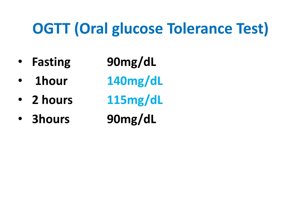 ogtt oral glucose tolerance test