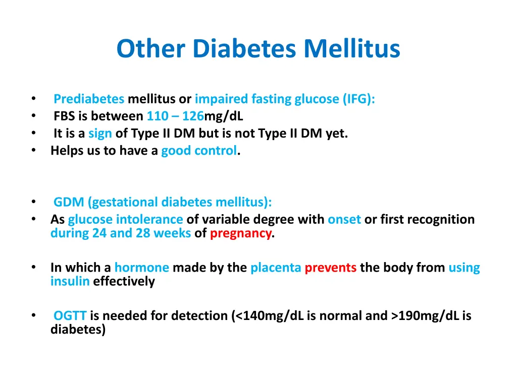 other diabetes mellitus