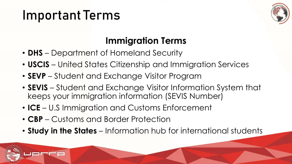 important terms