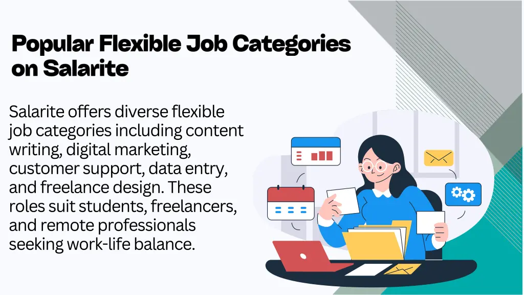 salarite offers diverse flexible job categories