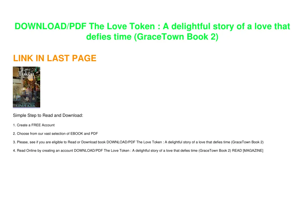 download pdf the love token a delightful story 1