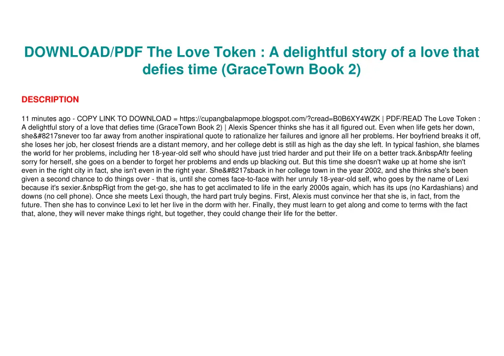 download pdf the love token a delightful story 2