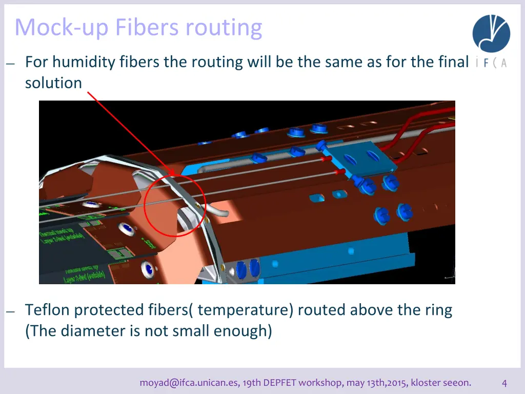 mock up fibers routing