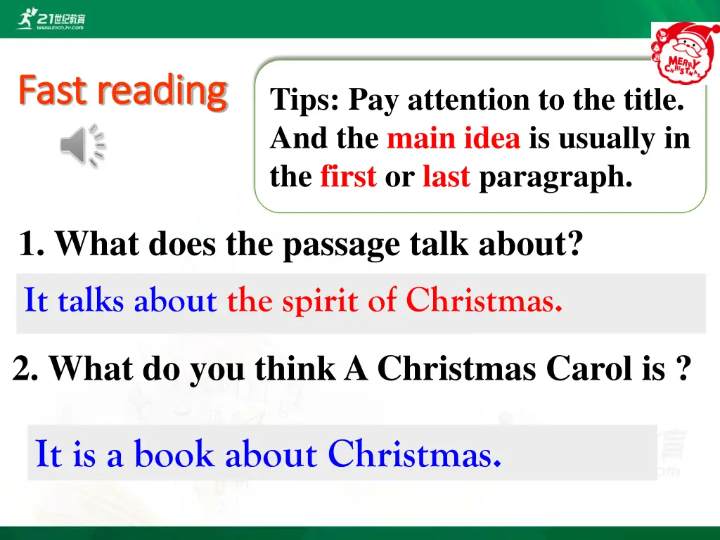 1 what does the passage talk about it talks about