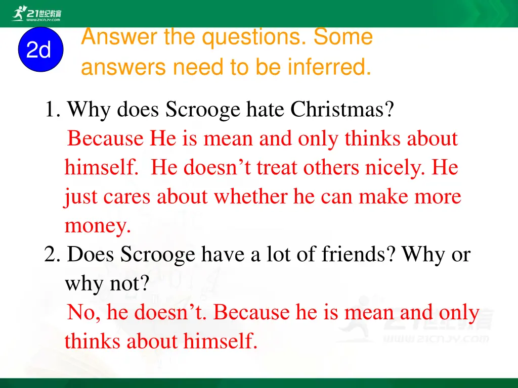 answer the questions some answers need
