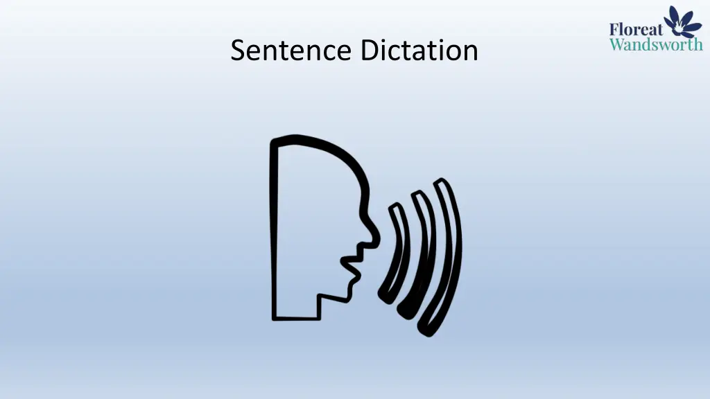 sentence dictation