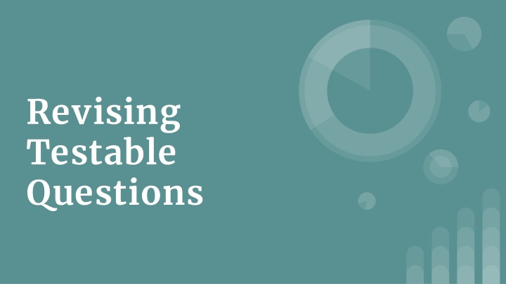 revising testable questions