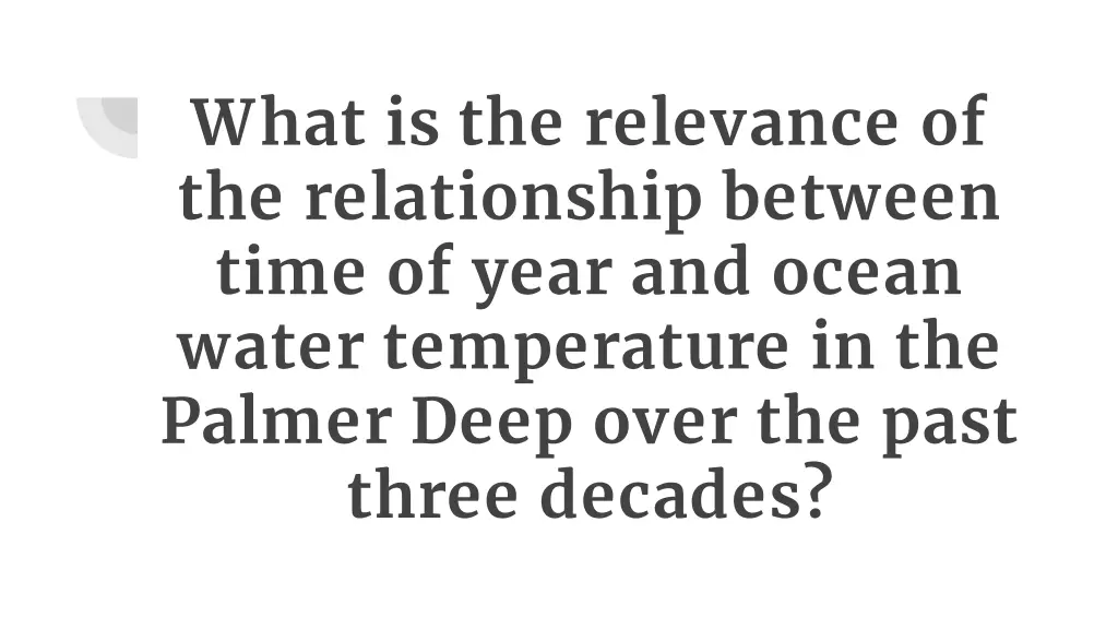 what is the relevance of the relationship between