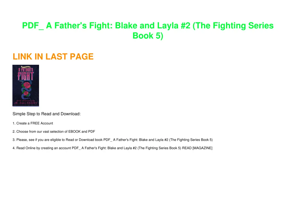 pdf a father s fight blake and layla 1