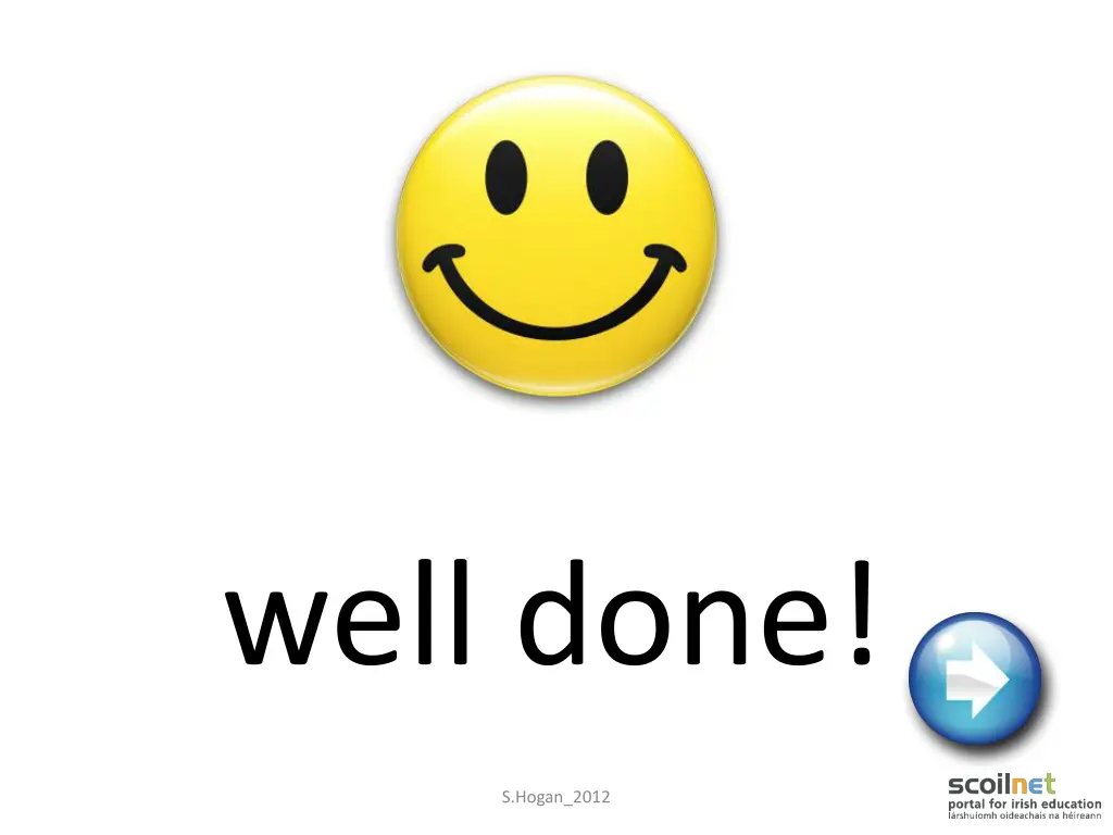well done 1