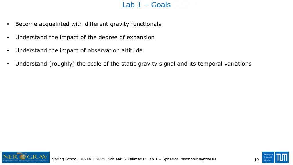 lab 1 goals
