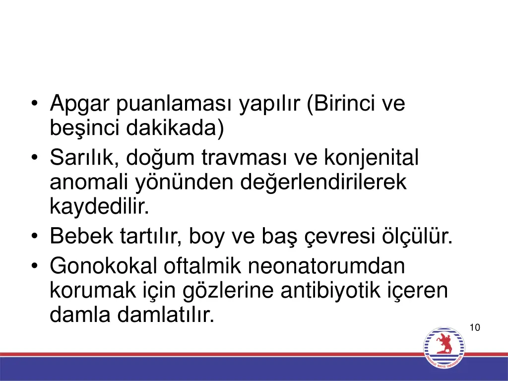 apgar puanlamas yap l r birinci ve be inci