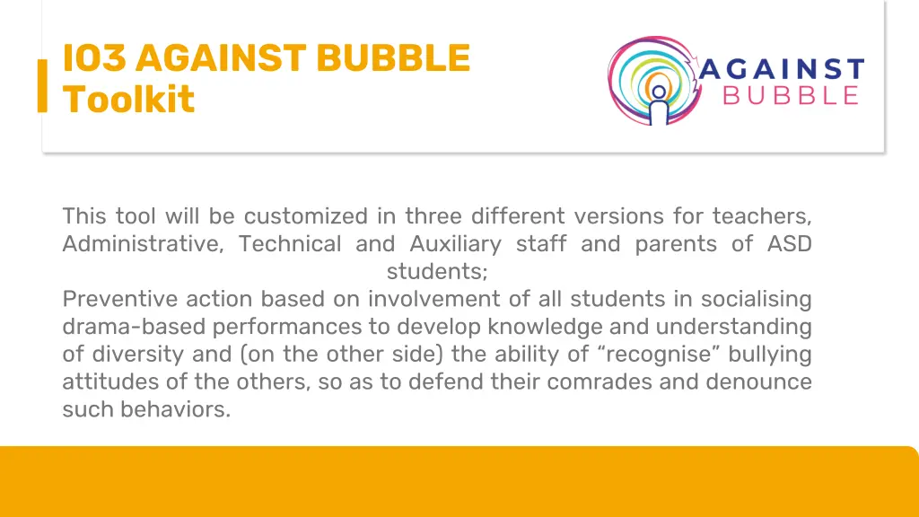 io3 against bubble toolkit