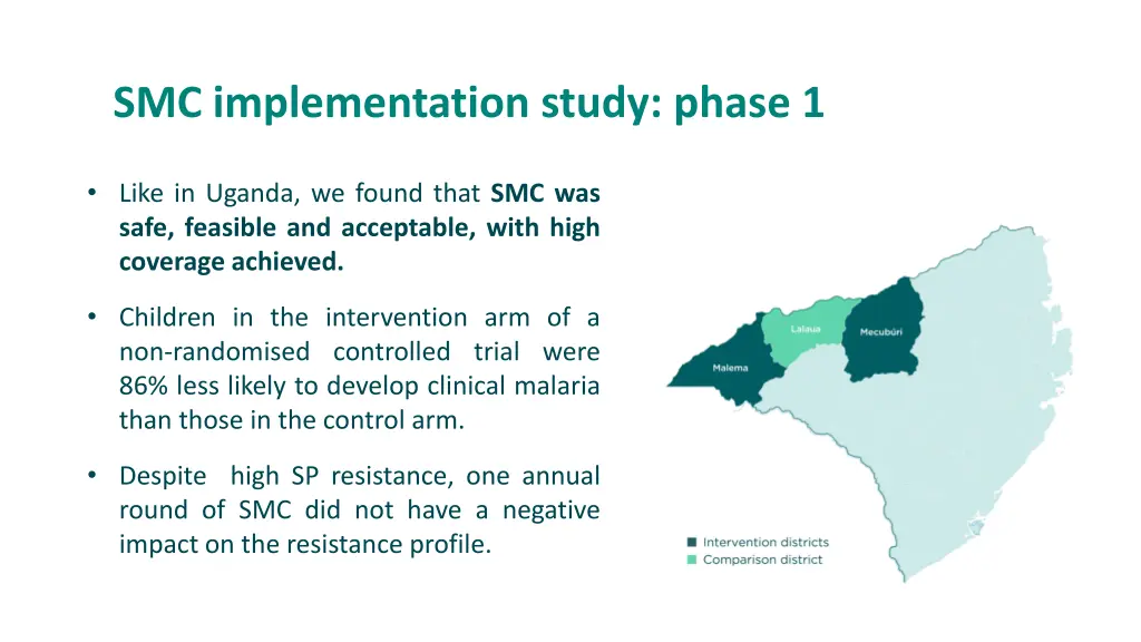 smc implementation study phase 1