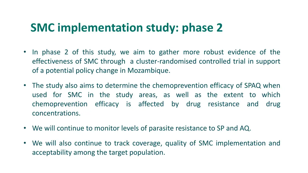 smc implementation study phase 2 1