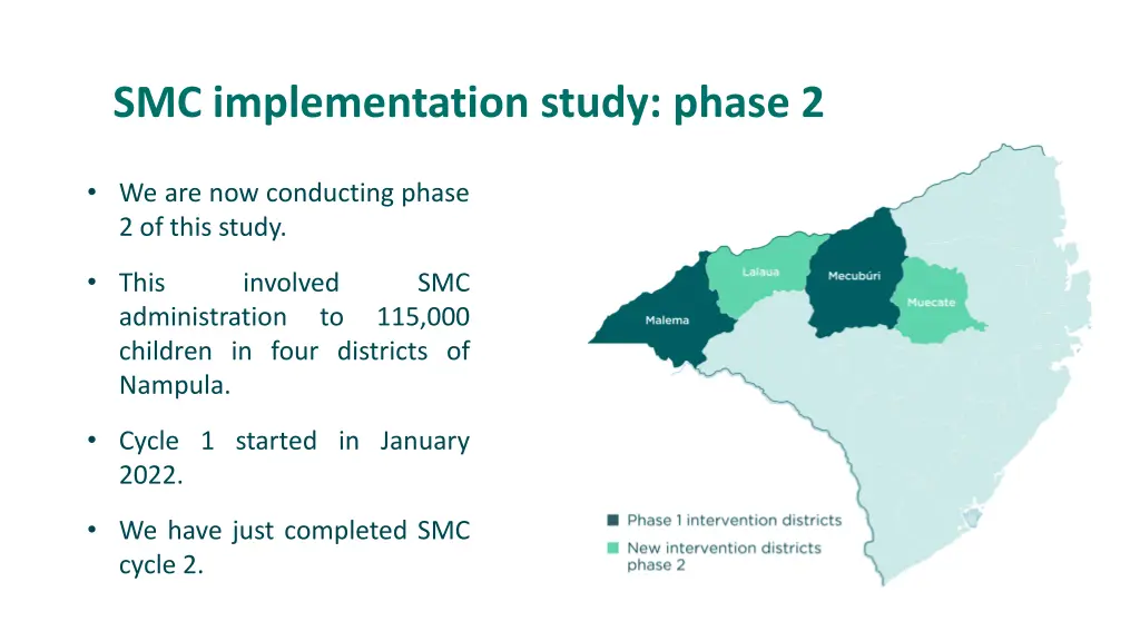 smc implementation study phase 2