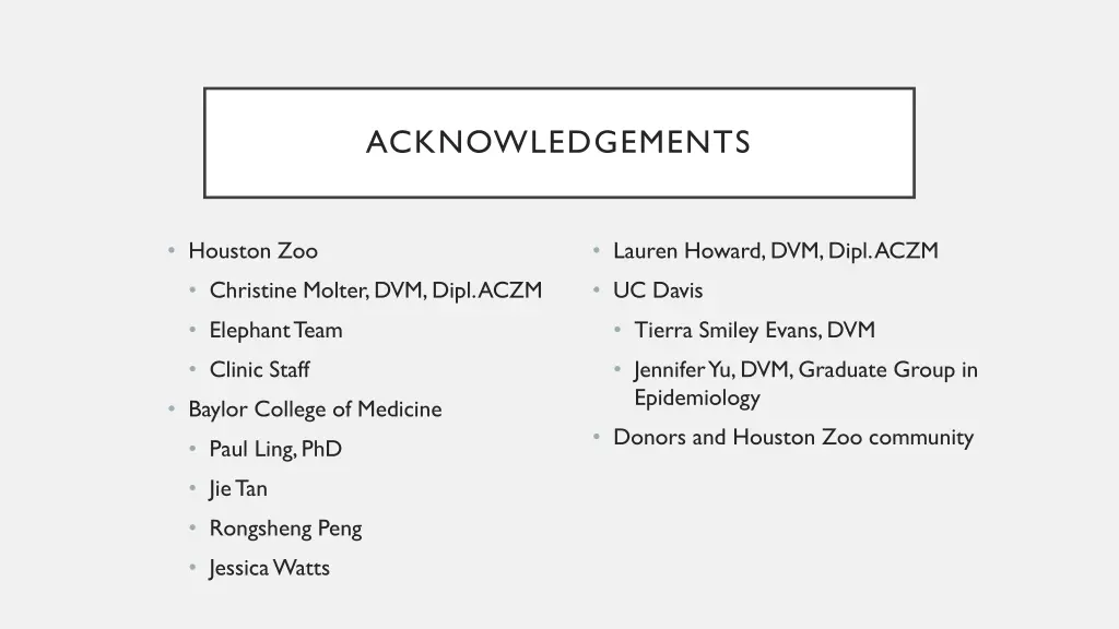 acknowledgements