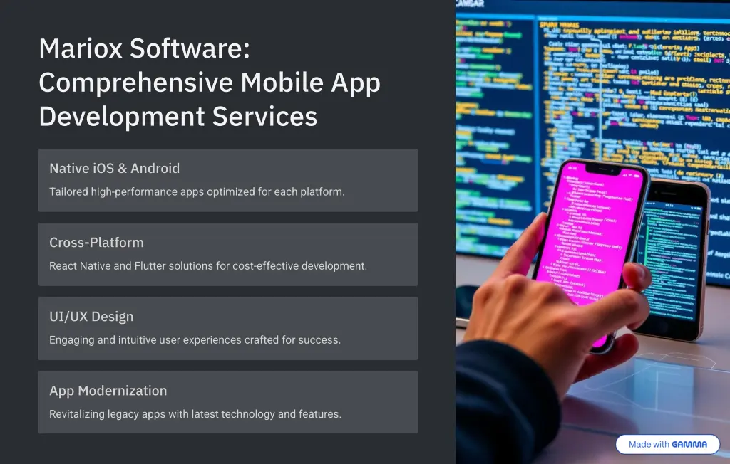 mariox software comprehensive mobile