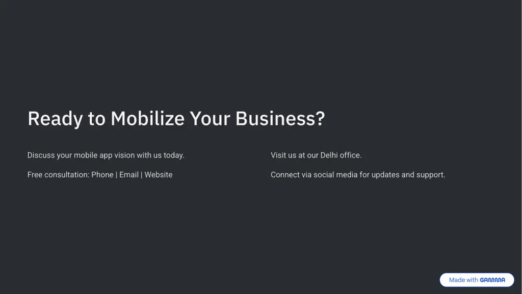 ready to mobilize your business
