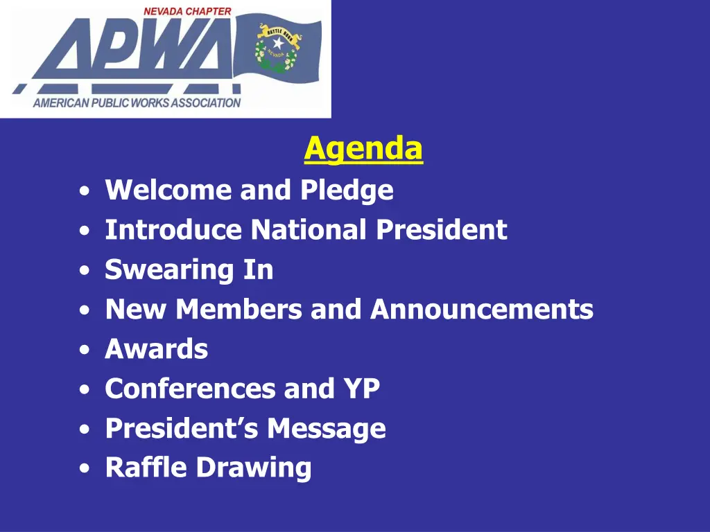 agenda