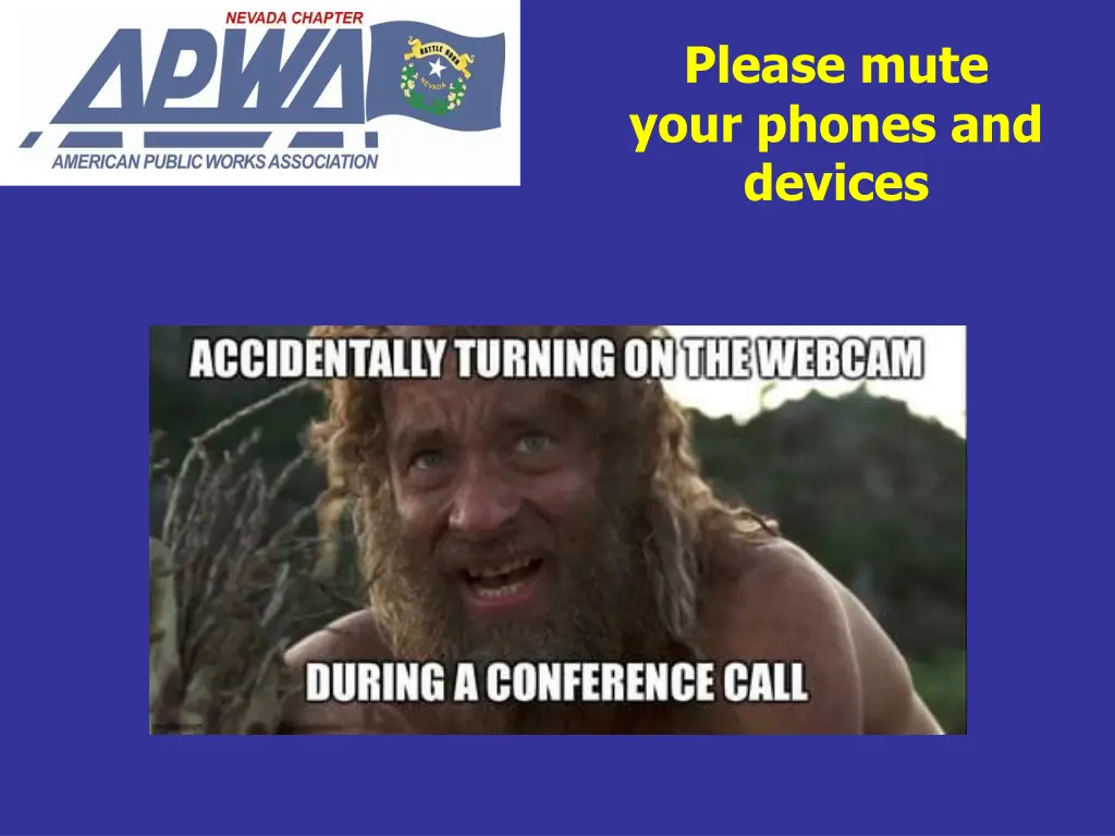 please mute your phones and devices