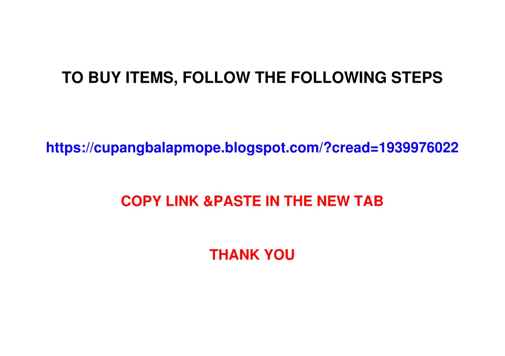 to buy items follow the following steps