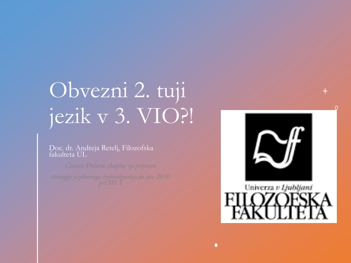 obvezni 2 tuji jezik v 3 vio