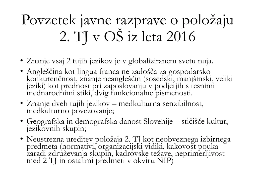povzetek javne razprave o polo