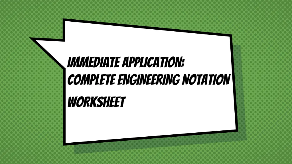 immediate application complete engineering