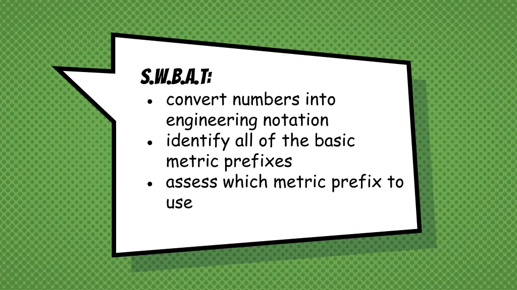 s w b a t convert numbers into engineering