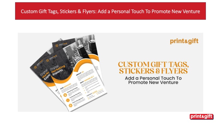 custom gift tags stickers flyers add a personal